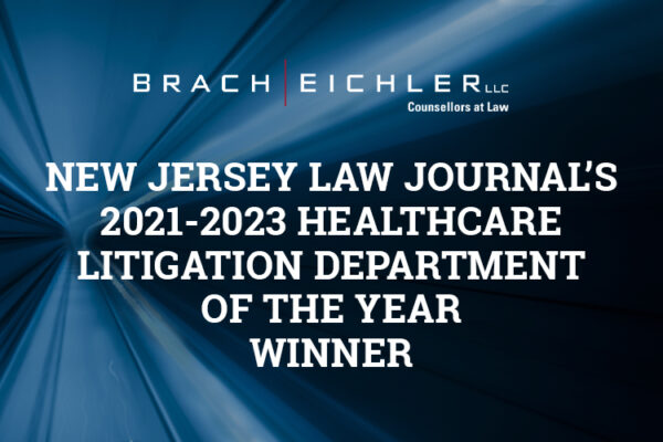 2021-2023 Healthcare Award from New Jersey Law Journal