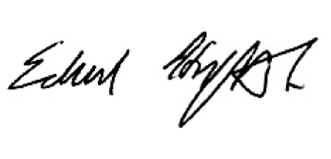 Ed Hilzenrath Signature
