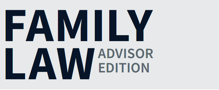 Family Law Advisor Edition - Winter 2023 - Brach Eichler - Logo