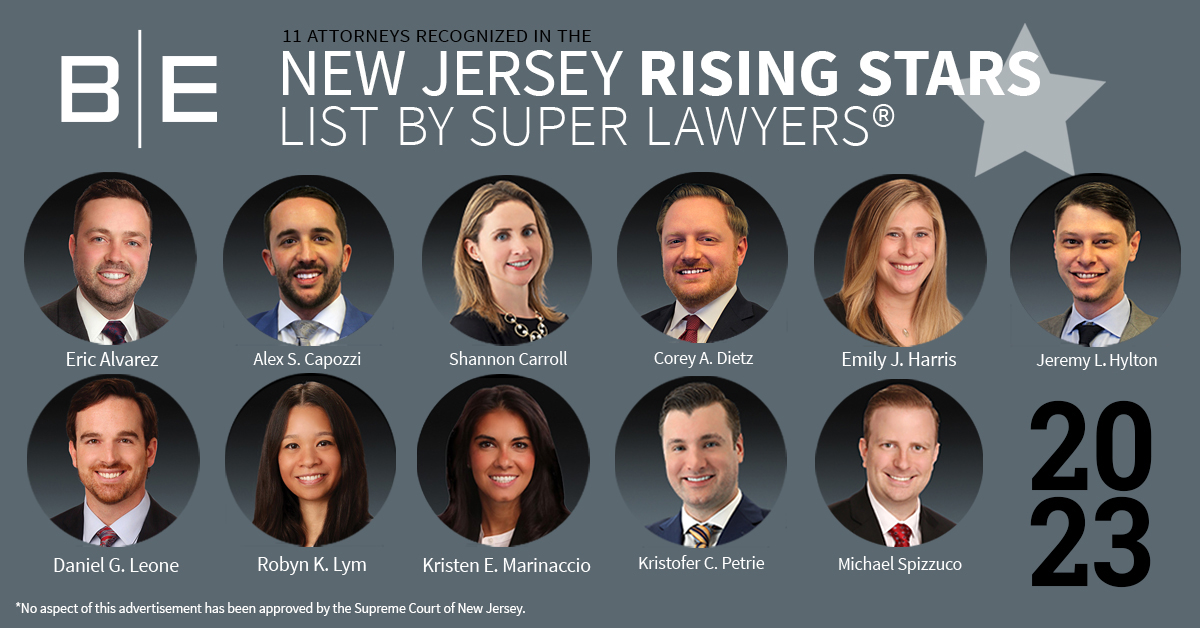 Brach Eichler - 2023 New Jersey Rising Stars List by Super Lawyers