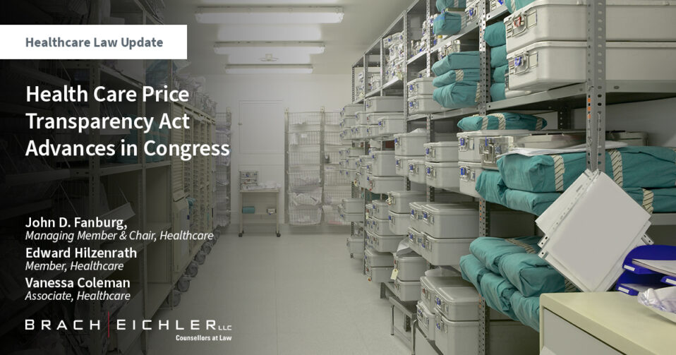 Health Care Price Transparency Act Advances in Congress
