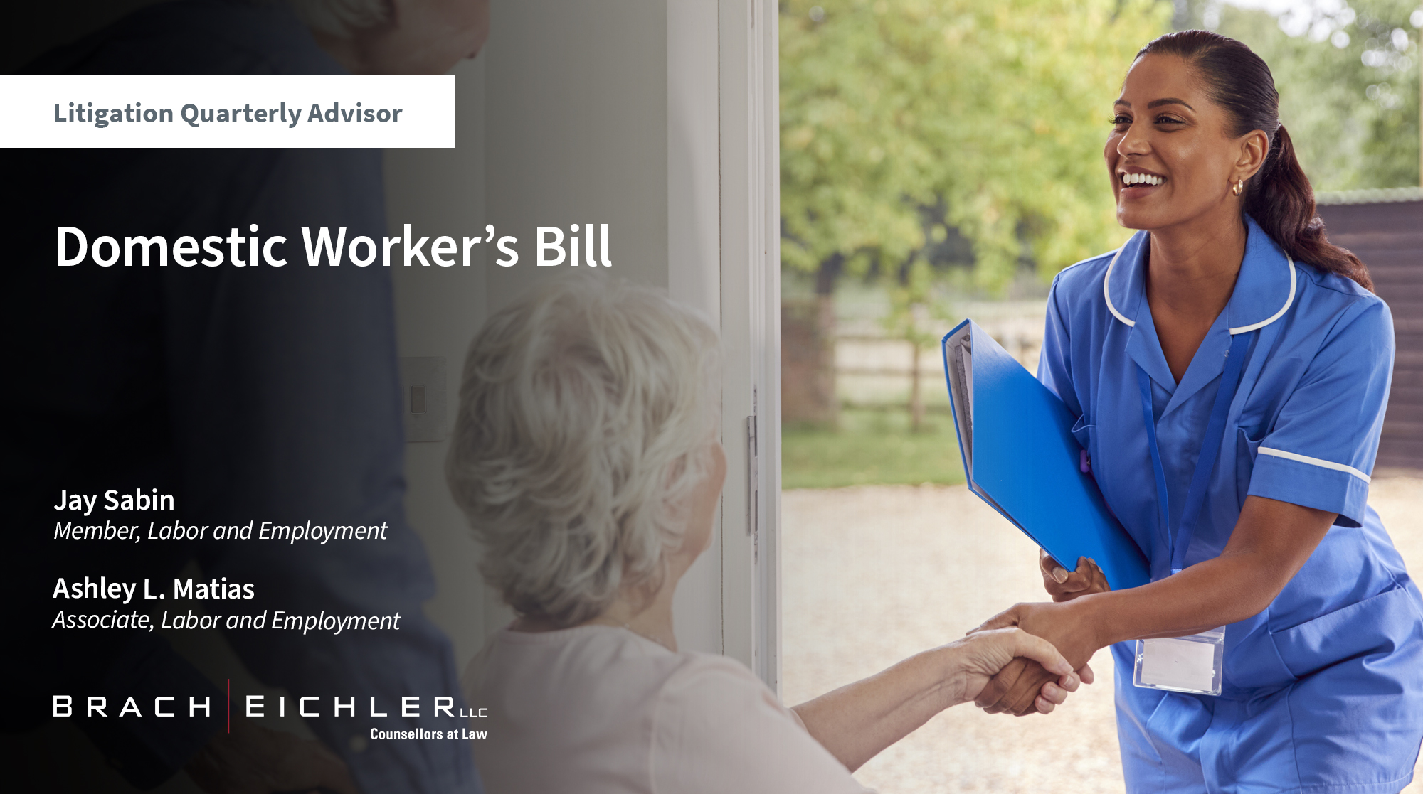 DOMESTIC WORKER’S BILL - Litigation Quarterly Advisor - Spring 2025 - Brach Eichler