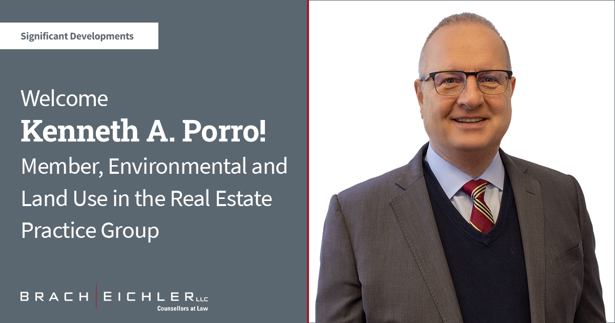 Welcome Kenneth Porro