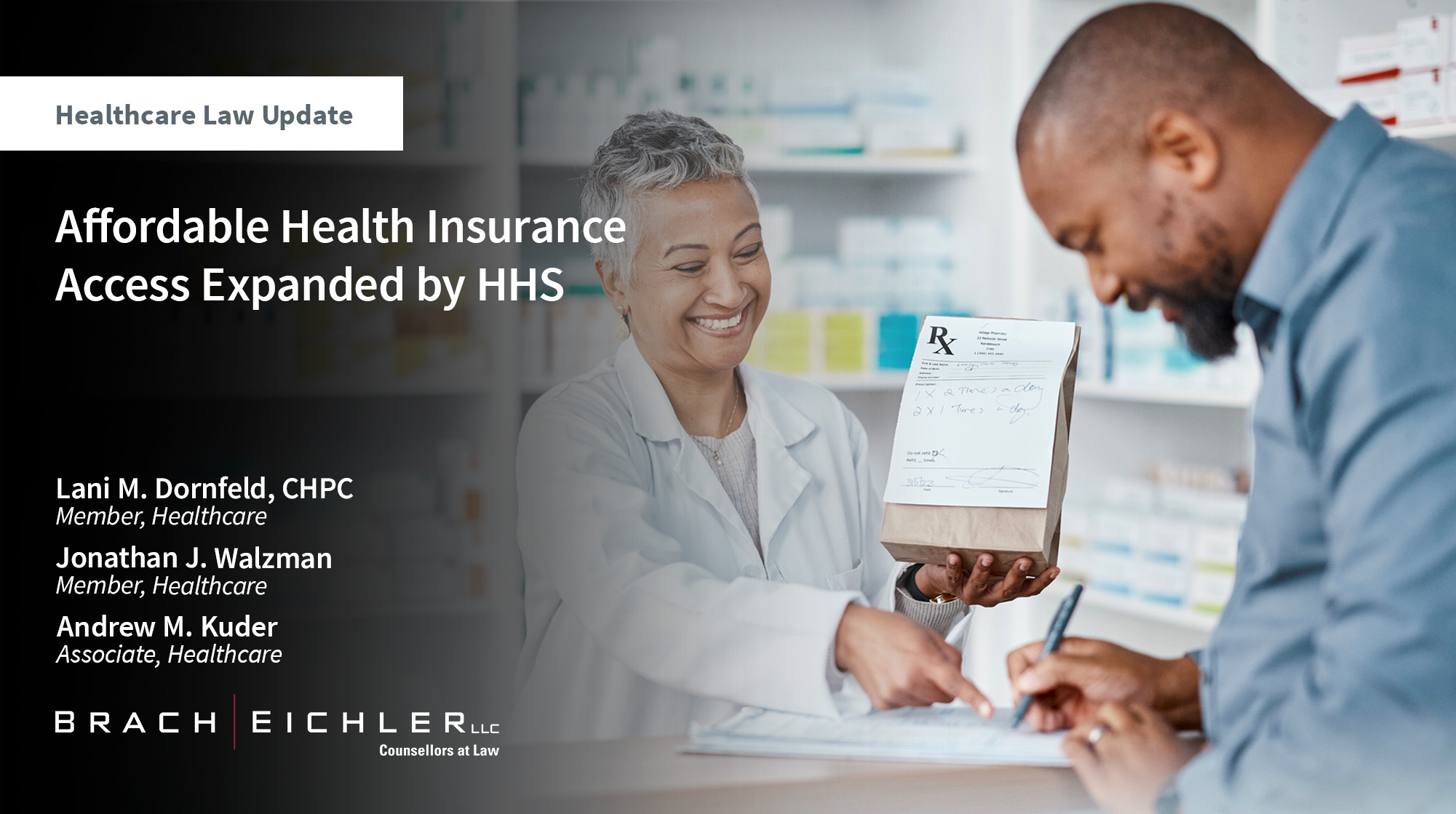 Affordable Health Insurance Access Expanded by HHS - Healthcare Law Update - November 2025 - Brach Eichler