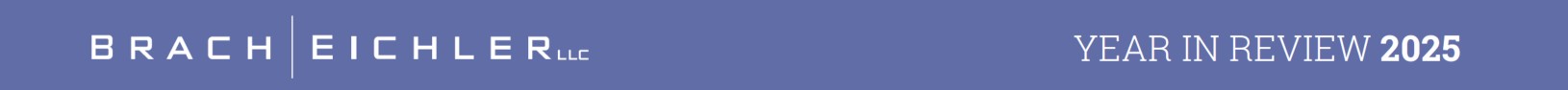 Healthcare Law Update - 2025 year In Review - Message Banner - Brach Eichler