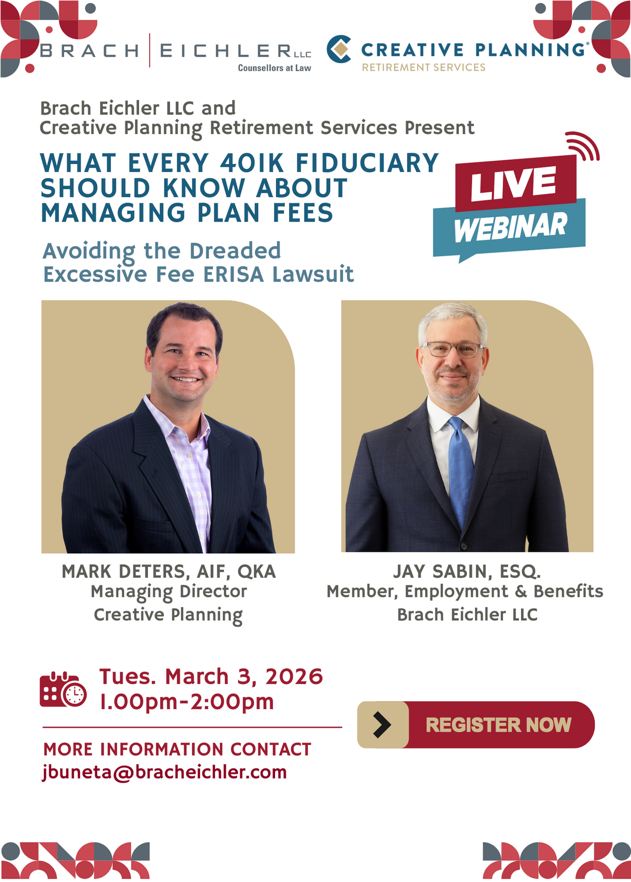 What Every 401(k) Fiduciary Should Know About Managing Plan Fees: Avoiding the Dreaded Excessive Fee ERISA Lawsuit