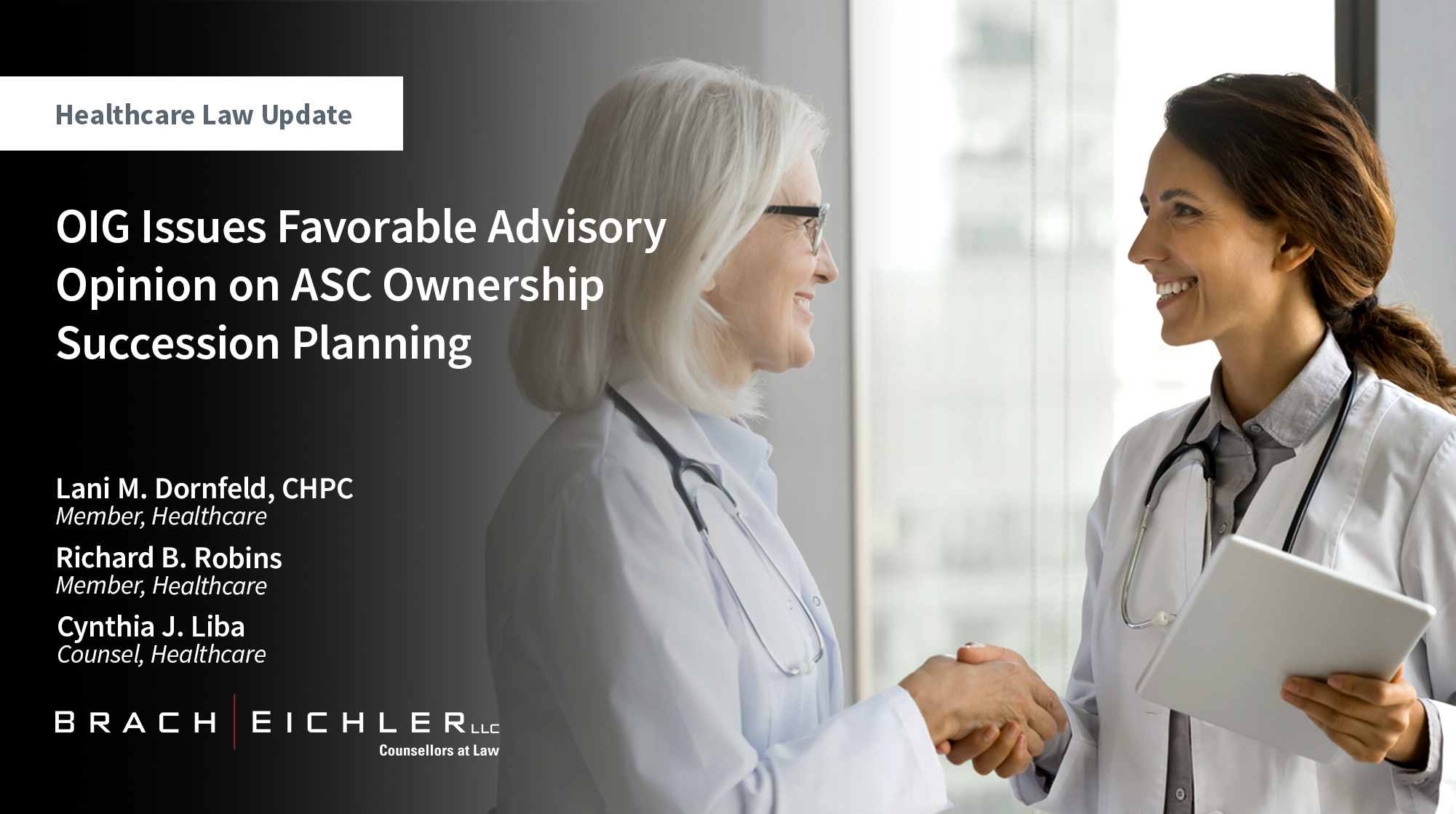 OIG Issues Favorable Advisory Opinion on Laboratory Arrangement with Urgent Care Centers - Healthcare Law Update - May 2026 - Brach Eichler | Brach Eichler LLC OIG Issues Favorable Advisory Opinion on Laboratory Arrangement with Urgent Care Centers - Healthcare Law Update - May 2026 - Brach Eichler